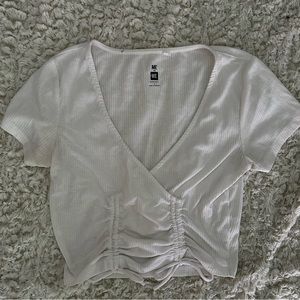 Me to We White Essentials Crop Top